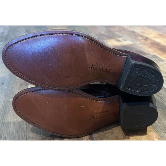 Vintage HANOVER Burgundy Leather 6